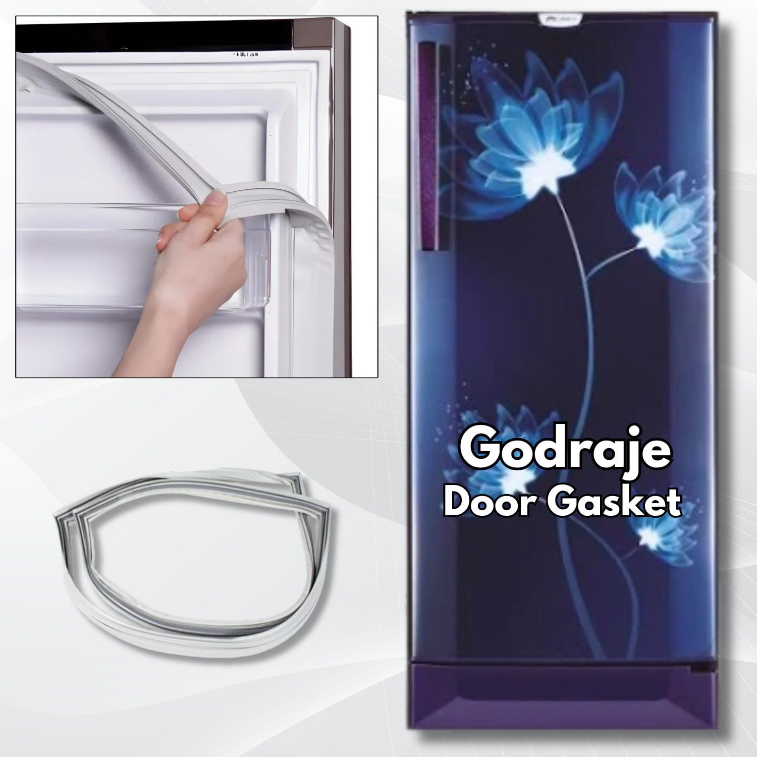 Godrej 190 Litre Single Door Refrigerator Godrej 190 Litre Single Door Refrigerator (Push to Lock) Gasket (Size: 20 W. × 39.5 H. INCH) - Image 1