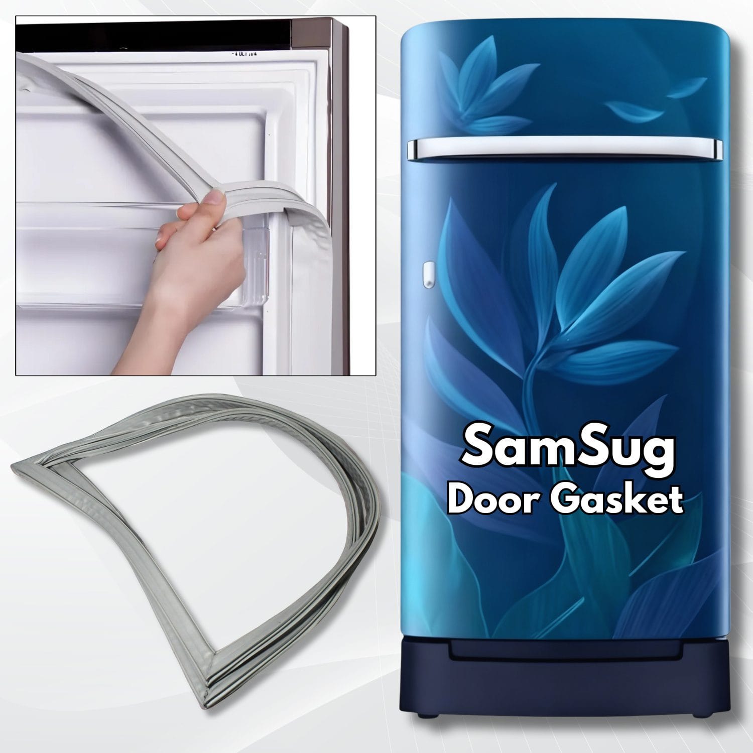 Samsung 210 Litre Single Door Refrigerator Samsung 210 Litre Single Door Refrigerator (Push to Lock) Gasket (Size: 20 W. × 46.5 H. INCH) - Image 1