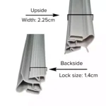 screw fitting (side fitting) Refrigerator Gasket 74 Inch Beading ( Includes Magnet 74 INCH ) compatible with Godrej, Whirlpool,Videocon, LG refrigerator etc.. - Image 2