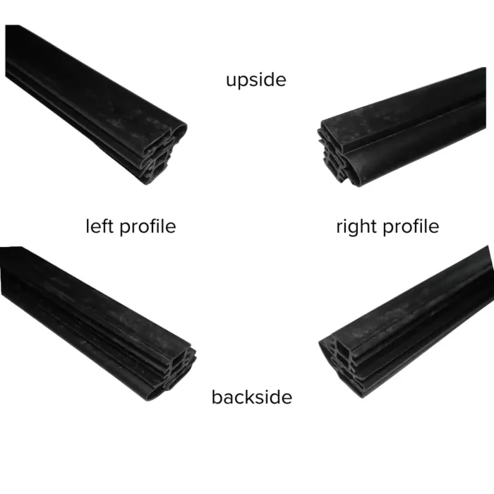 Glass Refrigerator Gasket 74 Inch Beading (Includes Magnet 74 INCH ) sji 1800045 - Image 3