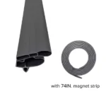 VISI cooler Gasket | Glass Refrigerator Gasket 74 Inch Beading (Includes Magnet 74 INCH ) 180043 - Image 2